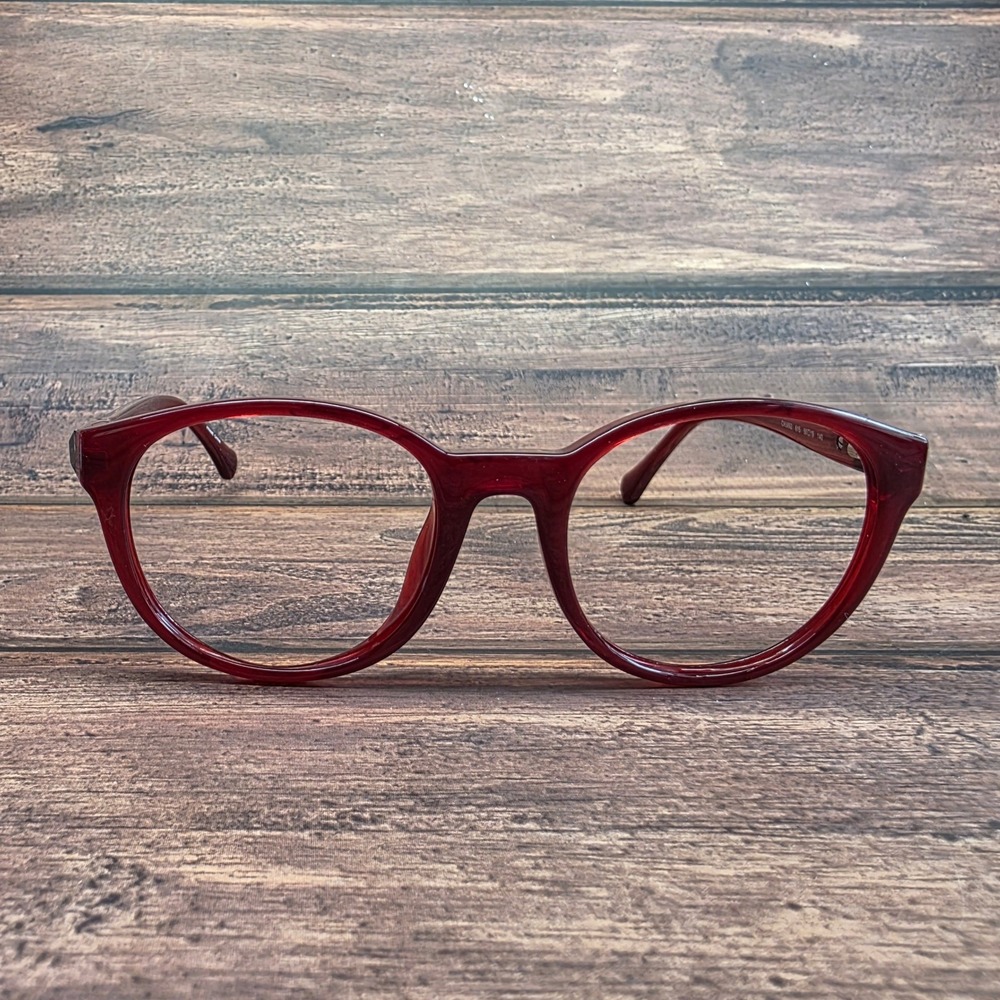 Calvin Klein CK5892 615 Red Round Eyeglasses Frames 50-19-140